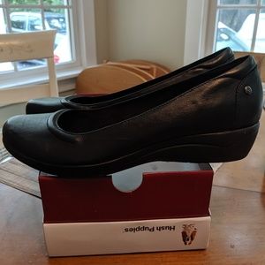 Cozy and Cute Ballet Flats-Black Leather -Sz 11
